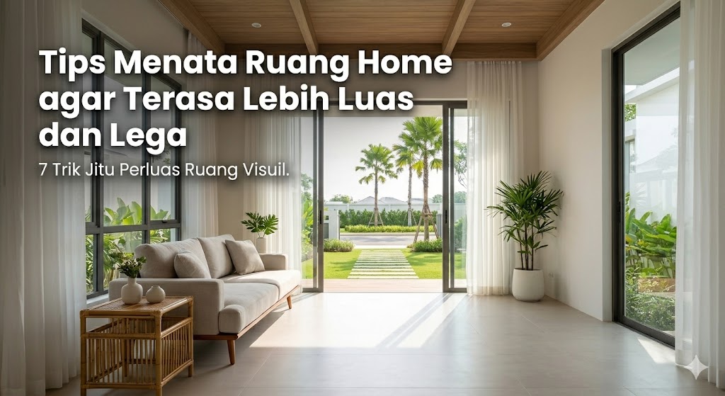 tips menata ruang home agar terasa lebih luas dan lega