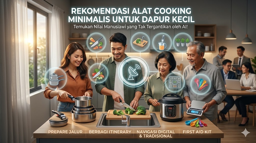Rekomendasi Alat Cooking Minimalis untuk Dapur Kecil