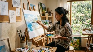 Teknik Dasar Melukis untuk Mengasah Bakat Kerajinan & Seni