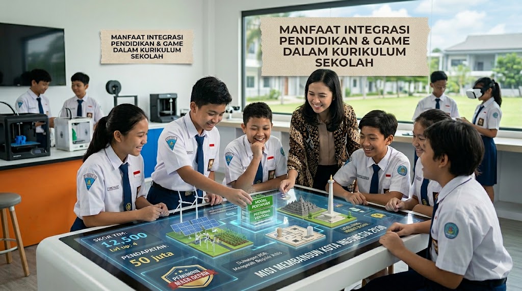 manfaat integrasi pendidikan & game dalam kurikulum sekolah