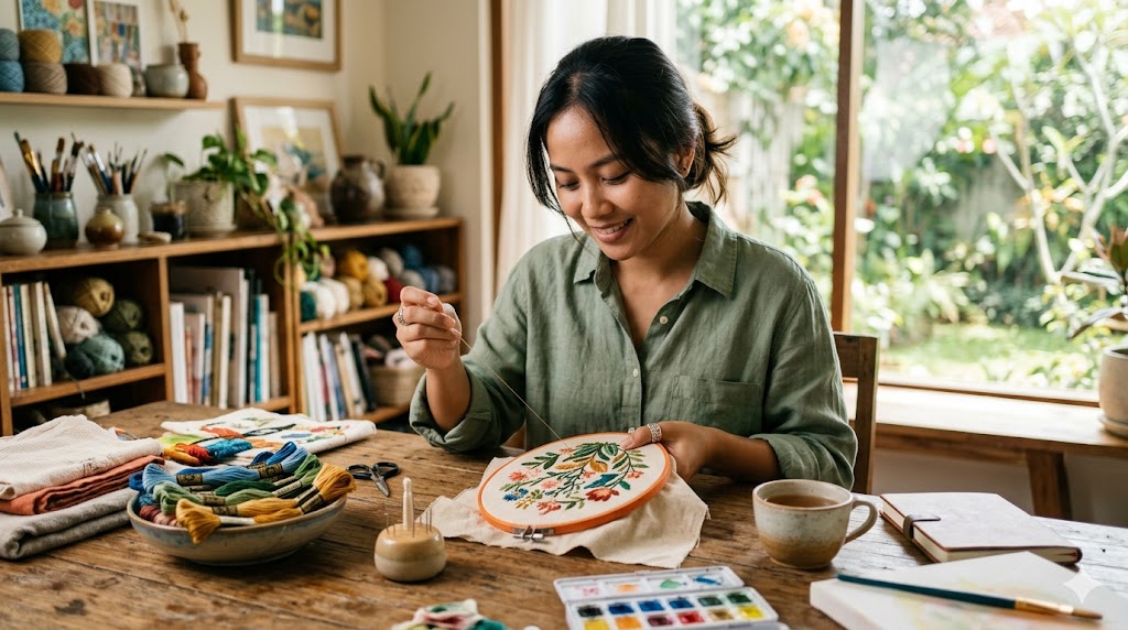 Manfaat terapi kerajinan & seni untuk mengurangi stres